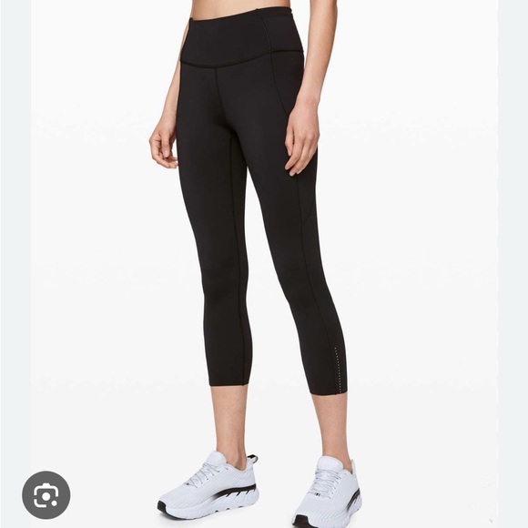 lululemon athletica Pants - Lululemon Athletica Lululemon Fast and Free High-Rise
Crop 23" - Black